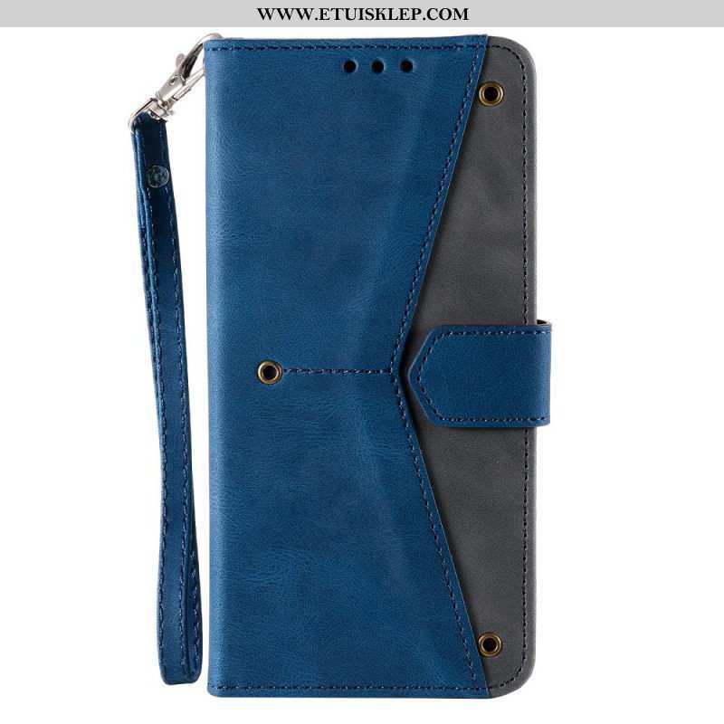 Etui Folio do Samsung Galaxy A13 Szwy W Dotyku